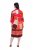 Ulla Popken 852024 A-linjainen midimekko 3/4-hihoilla Roosa - Midimekot - Midimekot isoissa ko'oissa