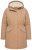 Ulla Popken 852028 Parka Beige - Pitkät takit - Naisten takit isoissa kooissa