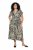 Ulla Popken 852257 Kuviollinen maksimekko Taupe - Maksimekot - Isojen kokojen maksimekot