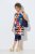 Ulla Popken 852308 Raidallinen jerseymekko Tummansininen - Trikoomekot - 