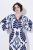 Ulla Popken 852314 Kuviollinen mekko Valkoinen - Midimekot - Midimekot isoissa ko'oissa