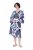 Ulla Popken 852314 Kuviollinen mekko Valkoinen - Midimekot - Midimekot isoissa ko'oissa