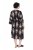 Ulla Popken 852315 Kuviollinen kietaisumekko Musta - Midimekot - Midimekot isoissa ko'oissa