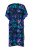 Ulla Popken 852333 Kuviollinen mekko kiristysnauhalla Liila - Kaftaanit - 