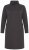Ulla Popken 852456 Collegemekko poolokauluksella Tummanruskea - Collegemekot - 