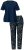 Ulla Popken 852577 Kuviollinen pyjama Tummansininen - Pyjama/Loungewear - 
