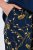 Ulla Popken 852577 Kuviollinen pyjama Tummansininen - Pyjama/Loungewear - 
