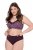 Ulla Popken 852758 Kuviolliset string-alushousut 5 kpl Luumu - Alushousut - 