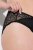Ulla Popken 853040 Bokserialushousut pitsillä Musta - Alushousut - 