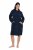 Ulla Popken 853353 Oleskelumekko hupulla Tummansininen - Pyjama/Loungewear - 