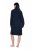 Ulla Popken 853353 Oleskelumekko hupulla Tummansininen - Pyjama/Loungewear - 