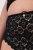 Ulla Popken 853495 Kukkakuvioiset alushousut 3 kpl Musta - Alushousut - 