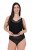 Ulla Popken 853495 Kukkakuvioiset alushousut 3 kpl Musta - Alushousut - 