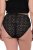 Ulla Popken 853495 Kukkakuvioiset alushousut 3 kpl Musta - Alushousut - 