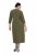 Ulla Popken 853510 Midimekko taskuilla Khaki - Midimekot - Midimekot isoissa ko'oissa