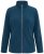 Ulla Popken 853668 Fleecetakki pystykauluksella Petrooli - Fleecevaatteet - 