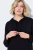 Ulla Popken 853669 Pitkähihainen collegemekko hupulla Tummansininen - Collegemekot - 