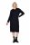 Ulla Popken 853669 Pitkähihainen collegemekko hupulla Tummansininen - Collegemekot - 