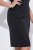 Ulla Popken 853766 Hihaton bodycon-mekko strassikoristeilla Musta - Kesämekot - Kesämekot isoissa kooissa