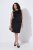 Ulla Popken 853766 Hihaton bodycon-mekko strassikoristeilla Musta - Kesämekot - Kesämekot isoissa kooissa
