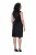 Ulla Popken 853766 Hihaton bodycon-mekko strassikoristeilla Musta - Kesämekot - Kesämekot isoissa kooissa