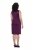 Ulla Popken 853766 Bodycon-mekko strassikoristeilla Luumu - Iltapuvut - Juhlamekot plus-koossa