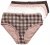 Ulla Popken 854114 Ruudulliset alushousut 5 kpl Taupe - Alushousut - 