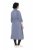 Ulla Popken 854413 Midimekko kiristysnauhalla Harmaa - Midimekot - Midimekot isoissa ko'oissa