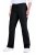 Ulla Popken 854910 Lämpimät stretch-housut joustovyötäröllä Musta - Kangashousut - Naisten plus-size kangashousut