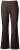 Ulla Popken 854910 Lämpimät stretch-housut joustovyötäröllä Mahonginruskea - Kangashousut - Naisten plus-size kangashousut