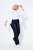 Ulla Popken 854910 Lämpimät stretch-housut joustovyötäröllä Tummansininen - Kangashousut - Naisten plus-size kangashousut