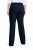 Ulla Popken 854910 Lämpimät stretch-housut joustovyötäröllä Tummansininen - Kangashousut - Naisten plus-size kangashousut