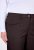 Ulla Popken 854987 Lämpimät stretch-housut mukavuusvyötäröllä Mahonginruskea - Kangashousut - Naisten plus-size kangashousut