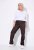Ulla Popken 854987 Lämpimät stretch-housut mukavuusvyötäröllä Mahonginruskea - Kangashousut - Naisten plus-size kangashousut