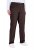 Ulla Popken 854987 Lämpimät stretch-housut mukavuusvyötäröllä Mahonginruskea - Kangashousut - Naisten plus-size kangashousut