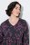 Ulla Popken 855270 Kuviollinen jerseymekko V-aukolla Antrasiitti - Trikoomekot - 