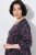 Ulla Popken 855270 Kuviollinen jerseymekko V-aukolla Antrasiitti - Trikoomekot - 