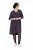Ulla Popken 855270 Kuviollinen jerseymekko V-aukolla Antrasiitti - Trikoomekot - 