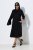 Ulla Popken 855373 Kuviollinen jerseymekko Musta - Trikoomekot - 