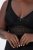 Ulla Popken 855428 Negligee pitsillä Musta - Yöpaidat - 