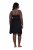 Ulla Popken 855428 Negligee pitsillä Musta - Yöpaidat - 