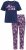 Ulla Popken 856141 Pitkähihainen pyjama Tummansininen - Pyjama/Loungewear - 