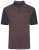 Kam Jeans 5490 Jersey Weave Contrast Polo Navy - Pikeepaidat - Miesten isot pikeepaidat
