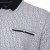 Kam Jeans 5487 Dobby Print Pique Polo White - Pikeepaidat - Miesten isot pikeepaidat