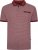  Kam Jeans 5488 Dobby Print Pique Polo Wine - Pikeepaidat - Miesten isot pikeepaidat