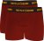 Motley Denim Amsterdam Boxershorts Red 2-pack - Alusvaatteet & uimavaatteet - Miesten Isot alusvaatteet 