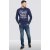 D555 Austin Long Sleeve T-shirt Navy - T-paidat - Isot T-paidat 2XL – 14XL
