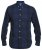 D555 Davenport Long Sleeve Shirt Navy - Kauluspaidat - Miesten isot paidat 2XL – 8XL