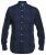D555 Davenport Long Sleeve Shirt Navy - Kauluspaidat - Miesten isot kauluspaidat 2XL – 8XL