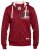 D555 Durham Hoodie Red - Hupparit ja collegepaidat - Miesten hupparit ja collegepaidat isot koot